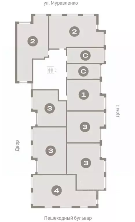 4-к кв. Тюменская область, Тюмень ул. Муравленко, 9к3 (140.66 м) - Фото 2