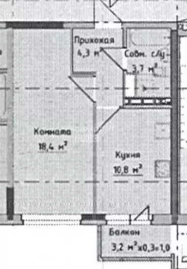 1-к кв. Удмуртия, Ижевск ул. Холмогорова, 89 (37.2 м) - Фото 1