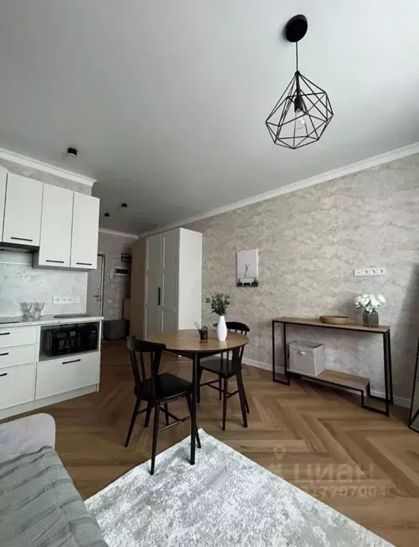 Студия Краснодарский край, Краснодар ул. Евгении Жигуленко, 25к3 (29.0 ... - Фото 1