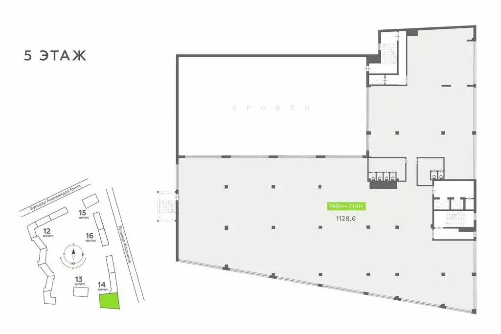 Офис (5830.3 м) - Фото 1