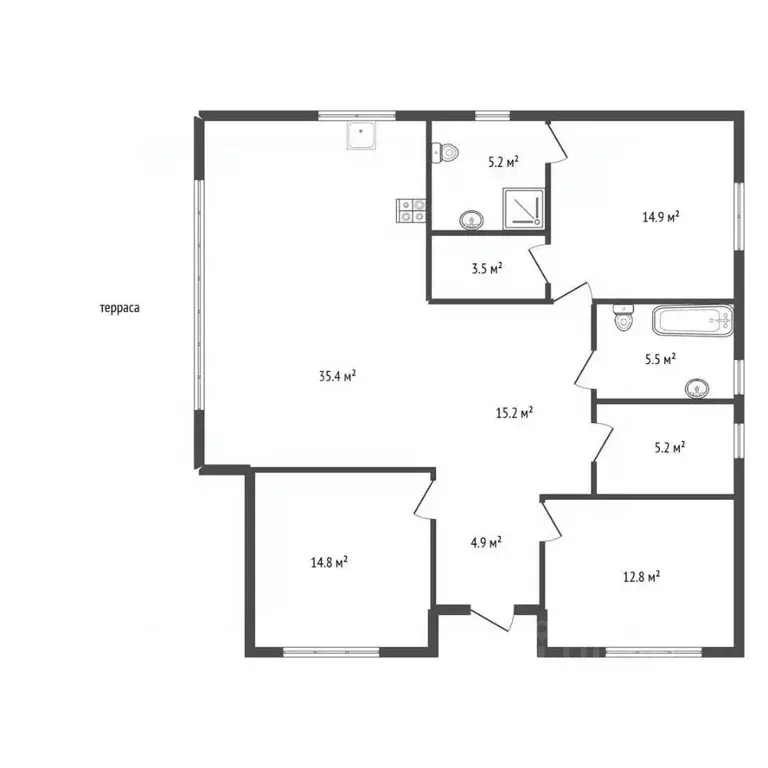 Дом в Воронежская область, Рамонский район, Айдаровское с/пос, с. ... - Фото 2