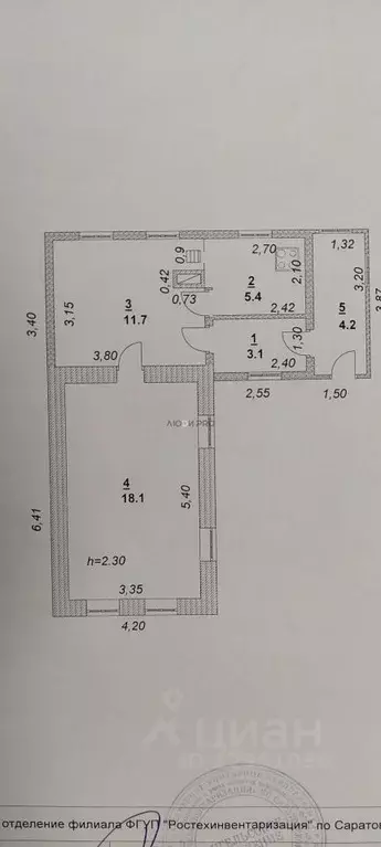 Дом в Саратовская область, Энгельс Узморская ул., 6 (42 м) - Фото 2