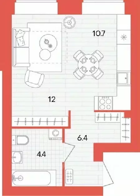 1-к кв. Пензенская область, Пензенский район, Мичуринский сельсовет, ... - Фото 1