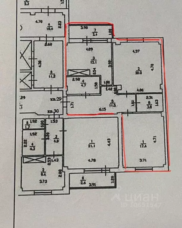 2-к кв. Нижегородская область, Нижний Новгород Победная ул., 8 (70.0 ... - Фото 1
