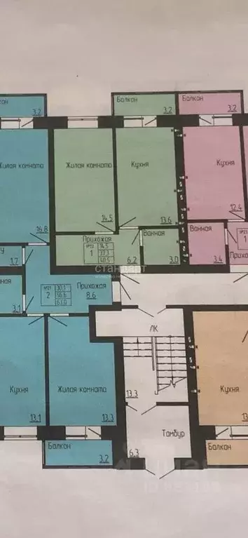 1-к кв. Ставропольский край, Ессентуки Никольская ул. (40.5 м) - Фото 2