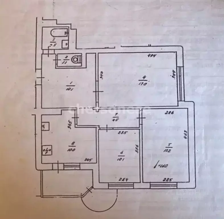 3-к кв. Севастополь ул. Астана Кесаева, 15 (74.0 м) - Фото 2