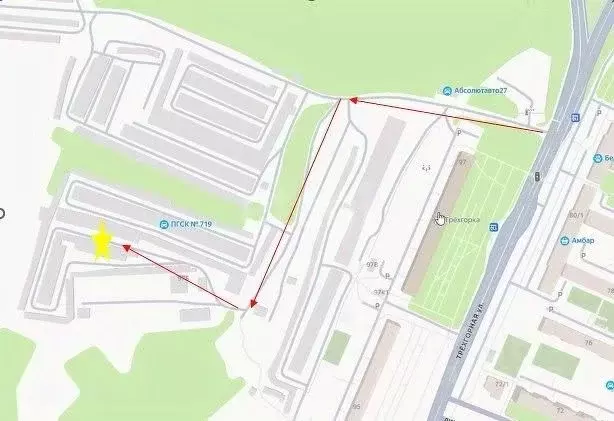 Гараж в Хабаровский край, Хабаровск Трехгорная ул., 97Б (20 м) - Фото 2