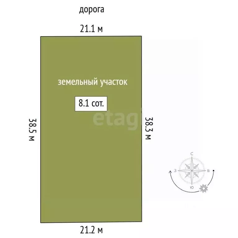 Участок в Тюменская область, Тюменский район, с. Чикча  (8.12 сот.) - Фото 0