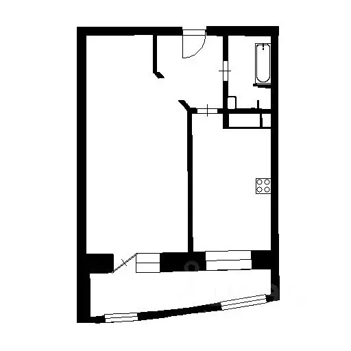1-к кв. Санкт-Петербург Бассейная ул., 10 (54.0 м) - Фото 2