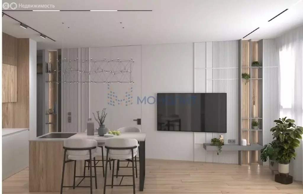 3-комнатная квартира: Нижний Новгород, улица Белинского, 66 (101 м) - Фото 1