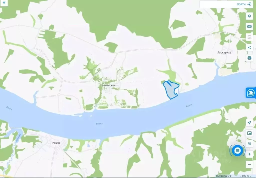 Участок в Ивановская область, Кинешемский район, Ласкарихинское с/пос, ... - Фото 2