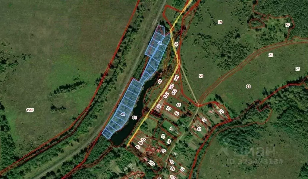 Участок в Калужская область, Село Бабынино с/пос, д. Альшаны  (4.0 ... - Фото 1