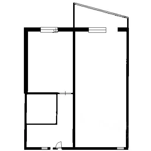 1-к кв. Башкортостан, Уфа Заводская ул., 2 (30.5 м) - Фото 2