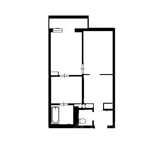 1-к кв. Санкт-Петербург Союзный просп., 10 (46.0 м) - Фото 2