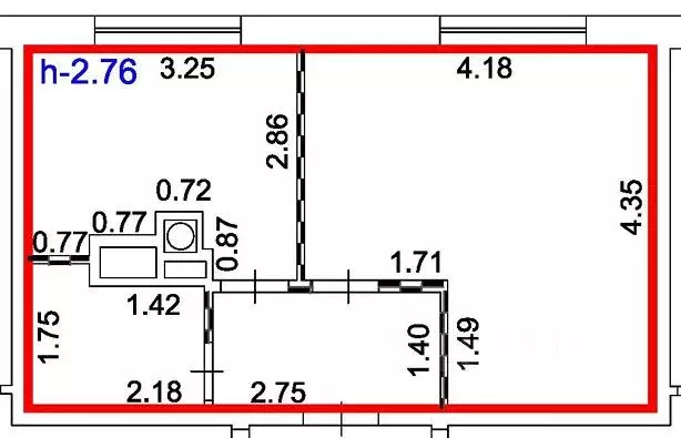 1-к кв. Московская область, Одинцовский городской округ, д. Солманово, ... - Фото 2