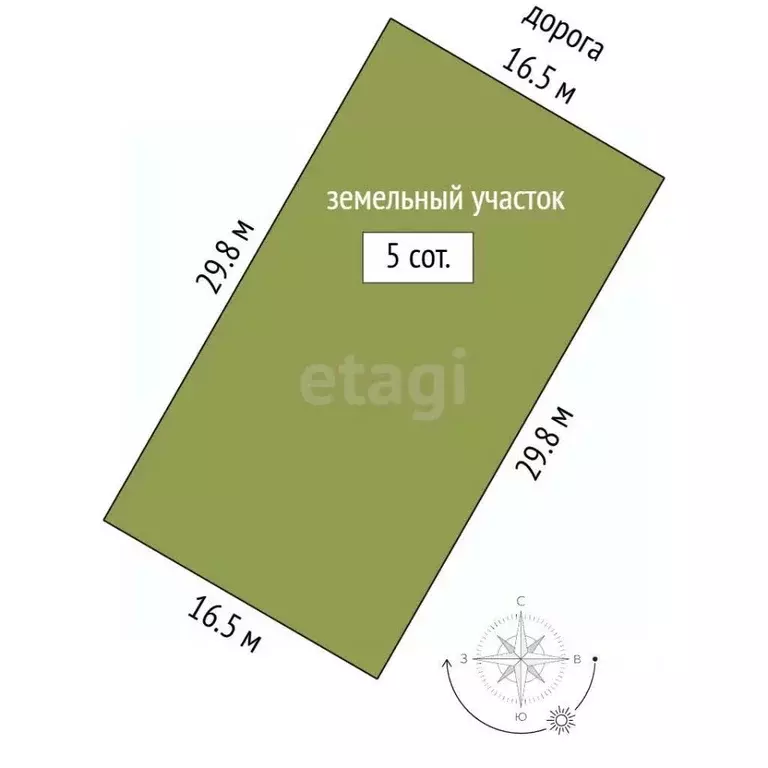 Участок в Ямало-Ненецкий АО, Новый Уренгой У-Дача ДПК, проезд Крымский ... - Фото 2