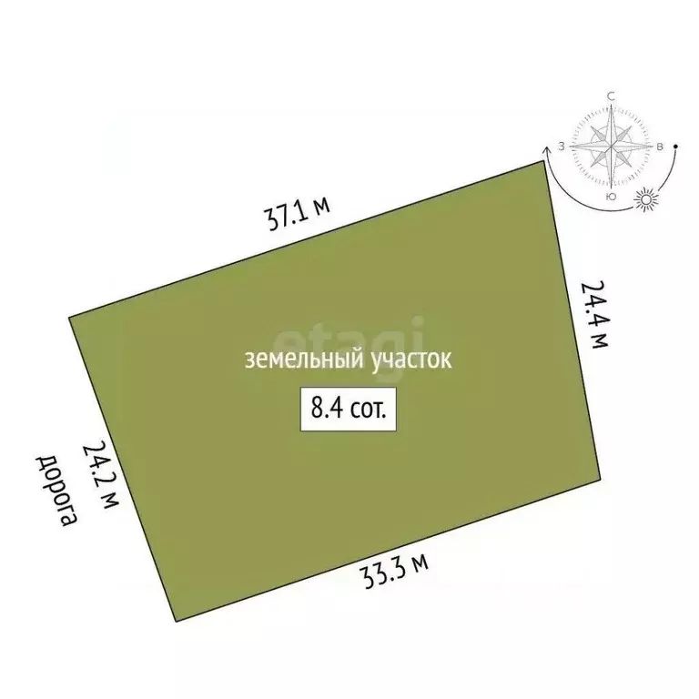 Участок в Ростовская область, Каменск-Шахтинский пер. Кооперативный ... - Фото 2