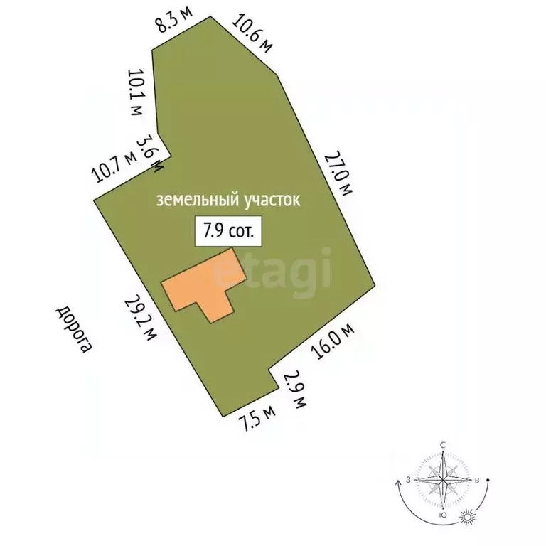 Участок в Ярославская область, Ярославль Шпальная ул., 33 (7.89 сот.) - Фото 2