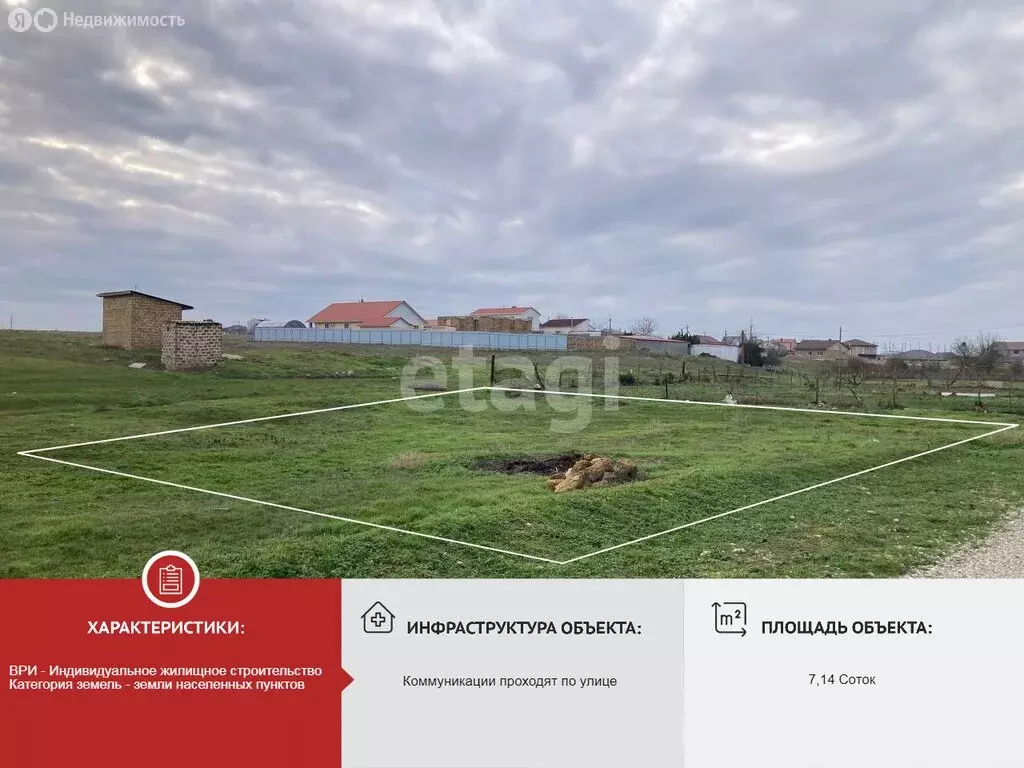 Участок в Суворовское, Евпаторийская улица (7.14 м) - Фото 2