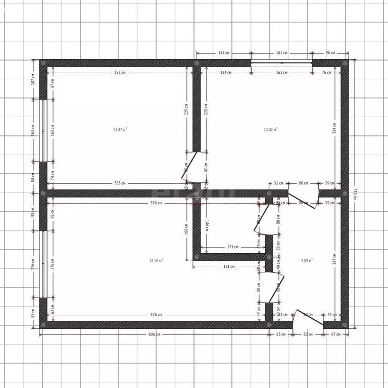 2-комнатная квартира: Сарапул, Советская улица, 22А (43.6 м) - Фото 1