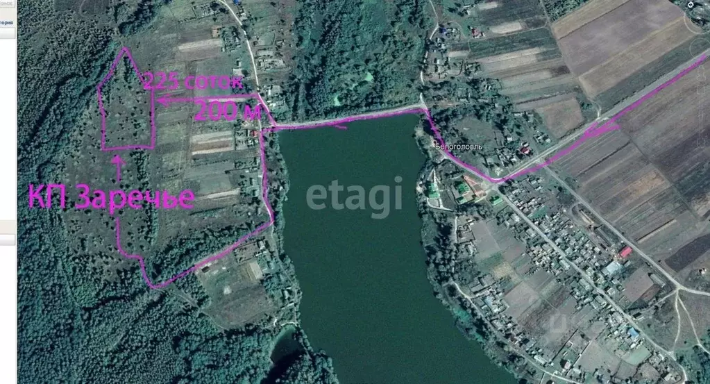 Участок в Брянская область, Жуковский муниципальный округ, с. Крыжино  ... - Фото 1