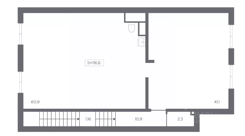 Помещение свободного назначения в Санкт-Петербург просп. Бакунина, 33 ... - Фото 2