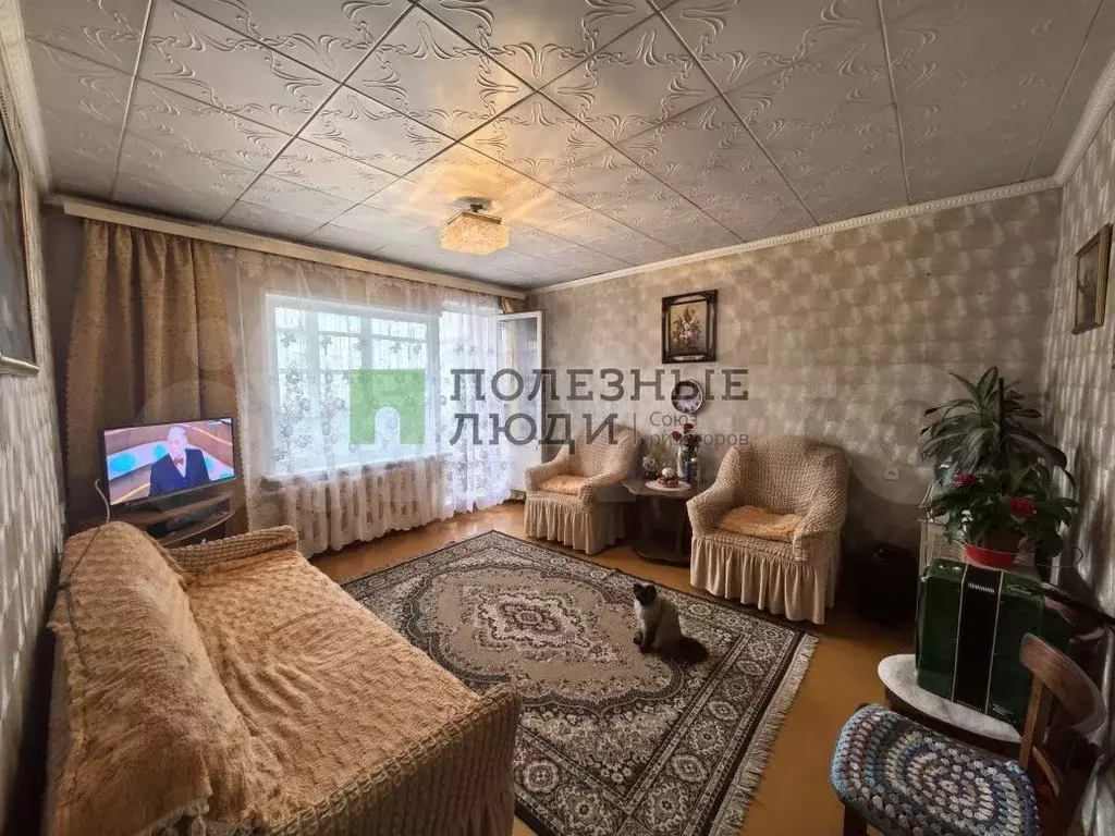 3-к. квартира, 59,7 м, 1/5 эт. - Фото 0