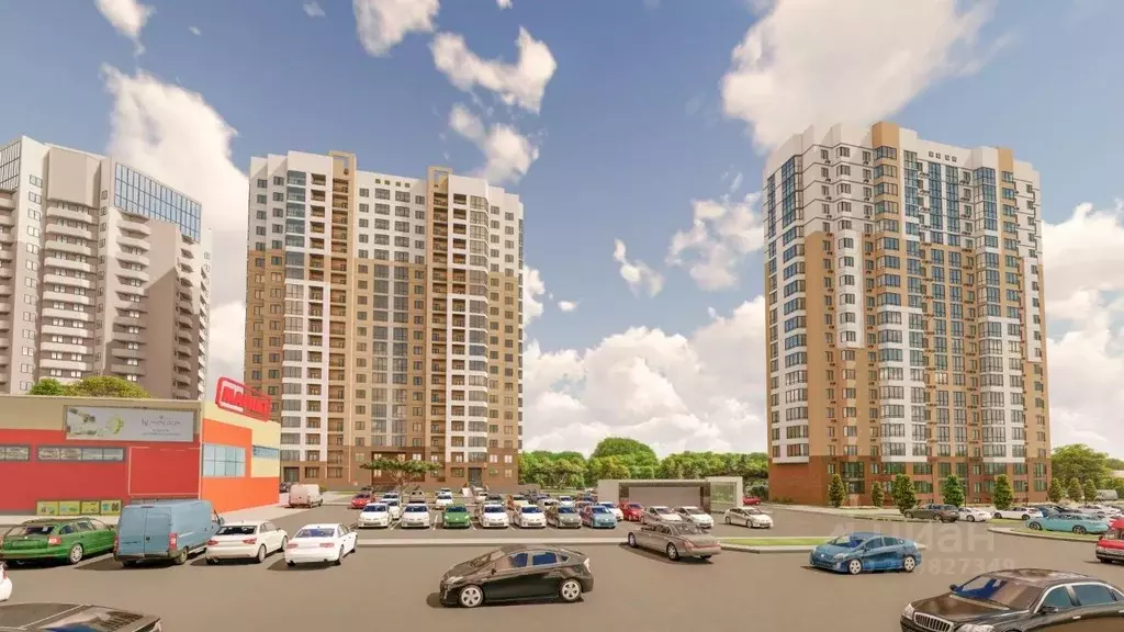 2-к кв. Волгоградская область, Волгоград Университетский просп., 55 ... - Фото 2