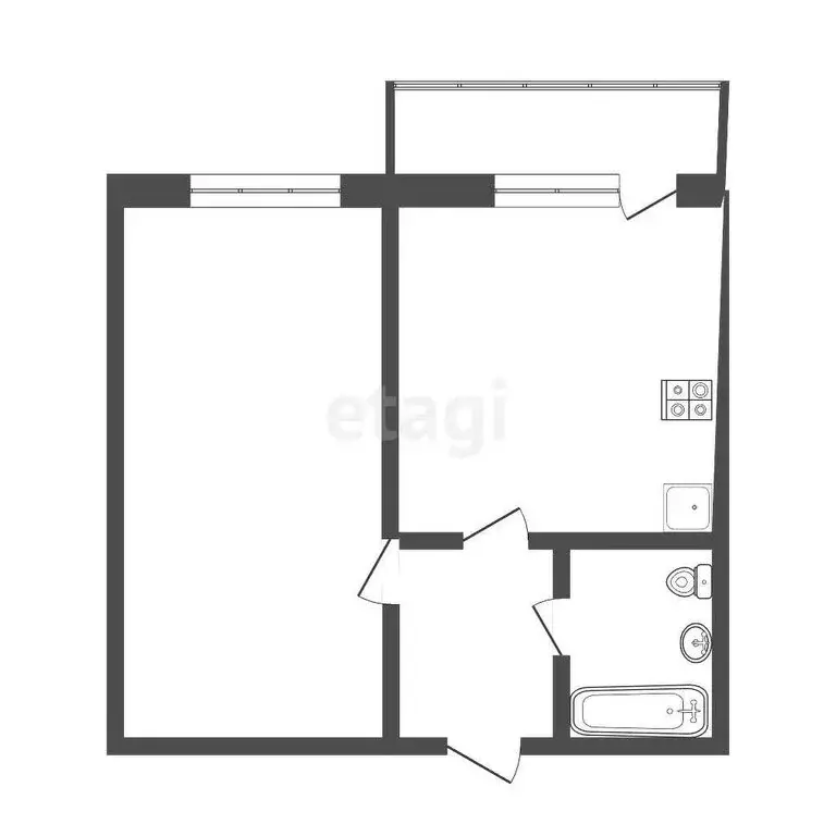 1-комнатная квартира: Ярославль, Дядьковская улица, 3к2 (35.2 м) - Фото 0