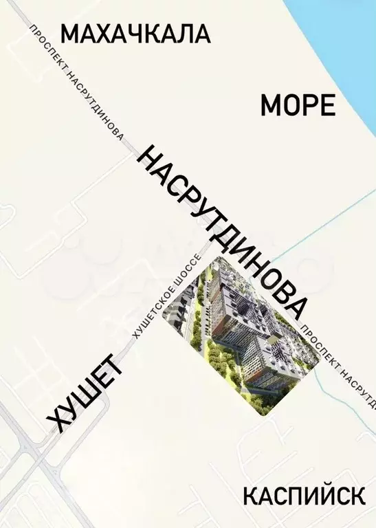1-к. квартира, 45 м, 3/16 эт. - Фото 1