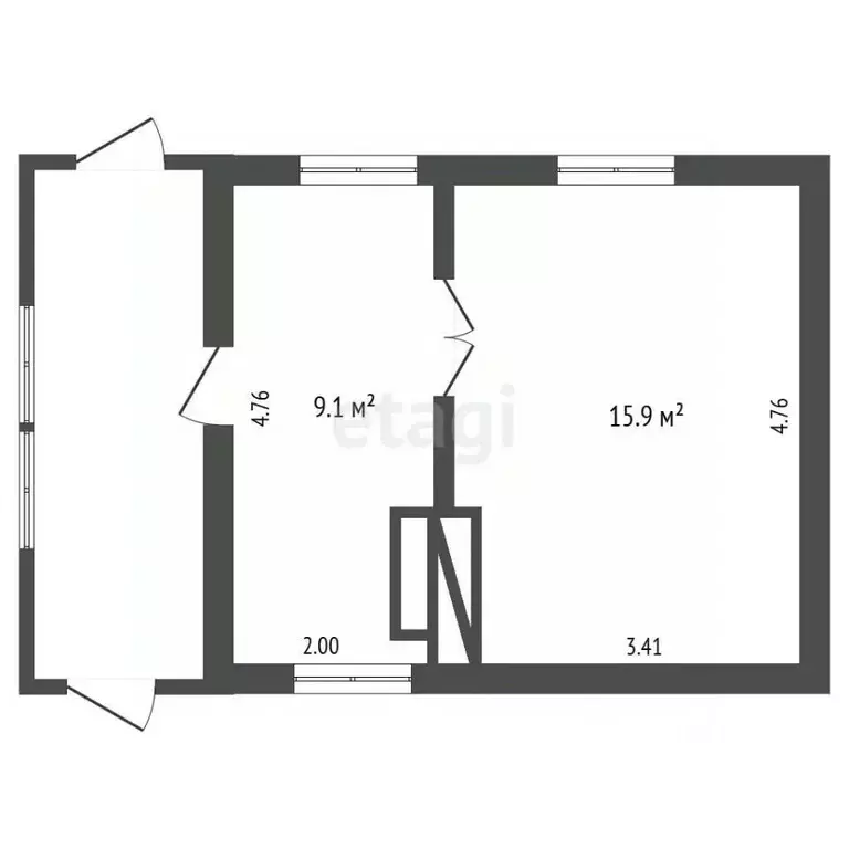 Дом в Кемеровская область, Березовский Пасечная ул., 2Б (25 м) - Фото 2