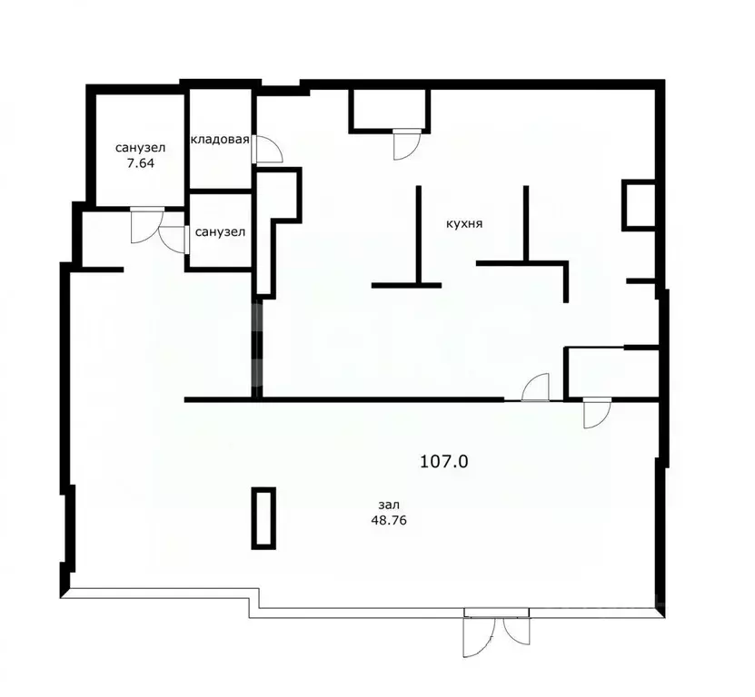 Торговая площадь в Москва Большая Почтовая ул., 32к9 (107 м) - Фото 2