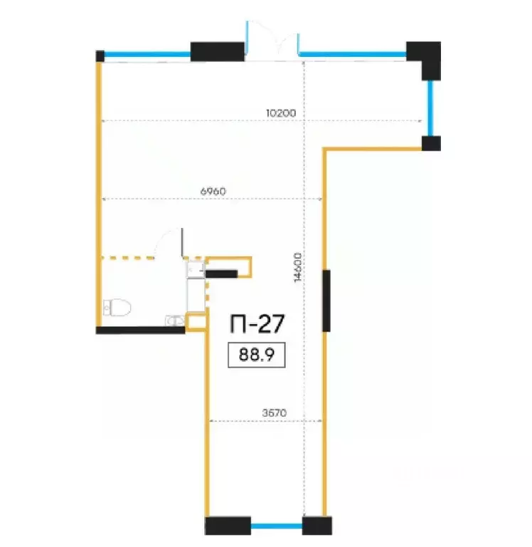 Помещение свободного назначения в Санкт-Петербург ул. Стахановцев, 1 ... - Фото 1