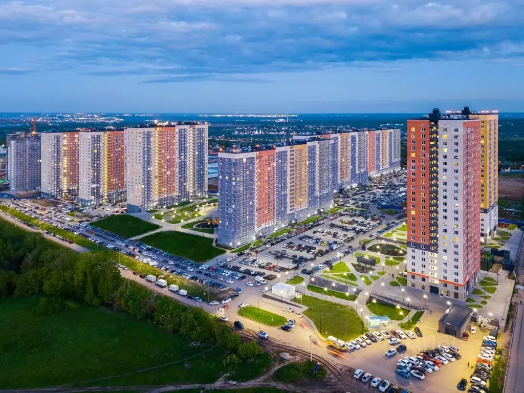 2-к кв. Нижегородская область, Нижний Новгород д. Анкудиновка, КМ ... - Фото 1
