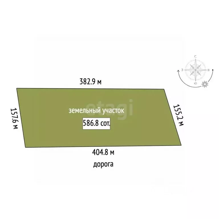 Участок в Крым, Симферопольский район, Николаевка пгт  (586.75 сот.) - Фото 2