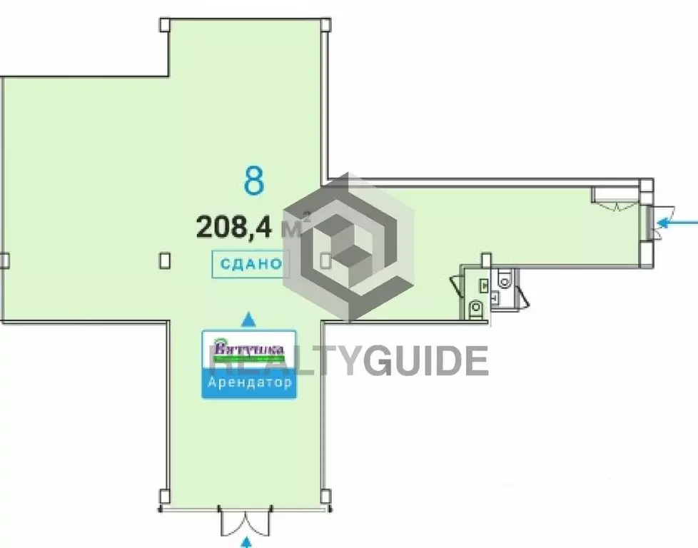 Торговая площадь в Москва Коровинское ш., 1А (208 м) - Фото 1