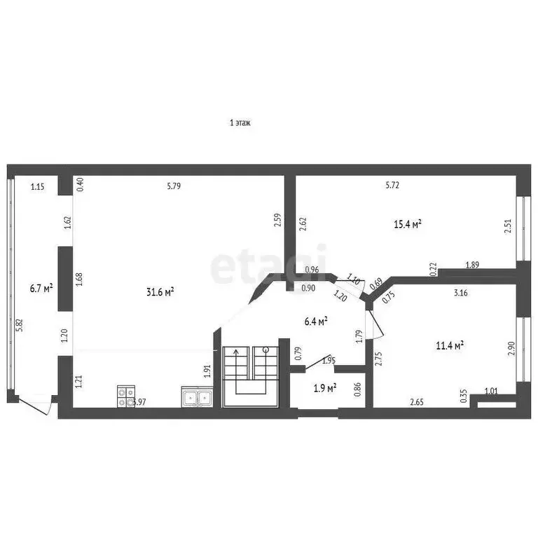 4-комнатная квартира: Севастополь, улица Щорса, 4 (119.9 м) - Фото 2