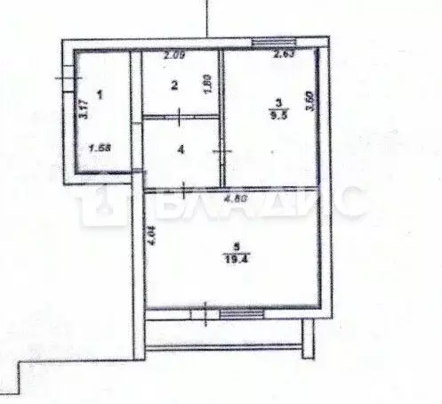 1-к кв. Воронежская область, Воронеж Транспортная ул., 65 (41.4 м) - Фото 2