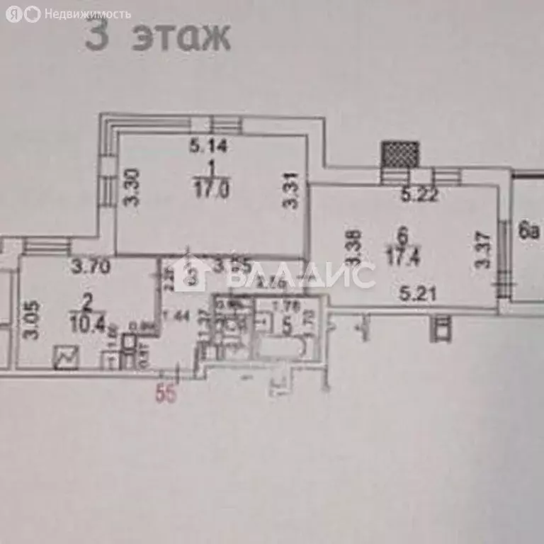 2-комнатная квартира: Москва, улица Молодцова, 17 (60 м) - Фото 1