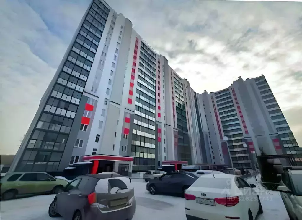 Студия Кемеровская область, Кемерово Космическая ул., 4Б (25.9 м) - Фото 1