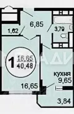1-к кв. Московская область, Долгопрудный Старое Дмитровское ш., 11 ... - Фото 1