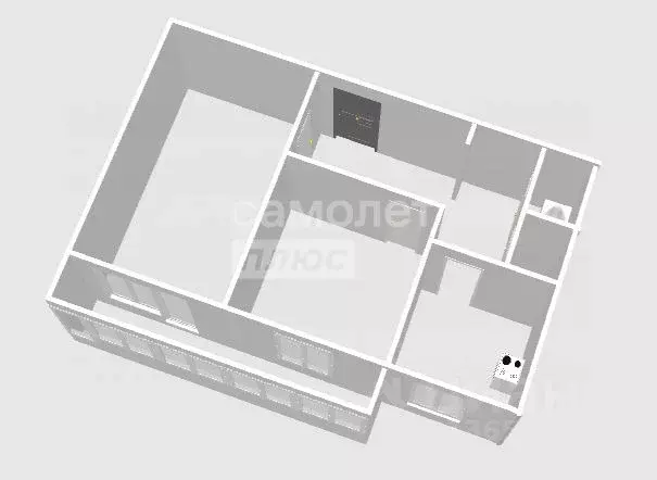 2-к кв. Ульяновская область, Ульяновск Камышинская ул., 8 (53.3 м) - Фото 2