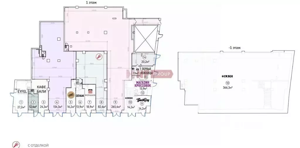 Торговая площадь в Москва Новослободская ул., 19С1 (83 м) - Фото 1