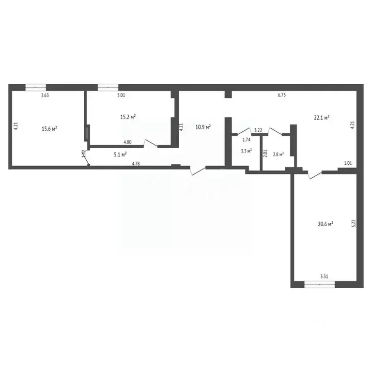 3-к кв. Севастополь ул. Симонок, 53В (95.6 м) - Фото 0