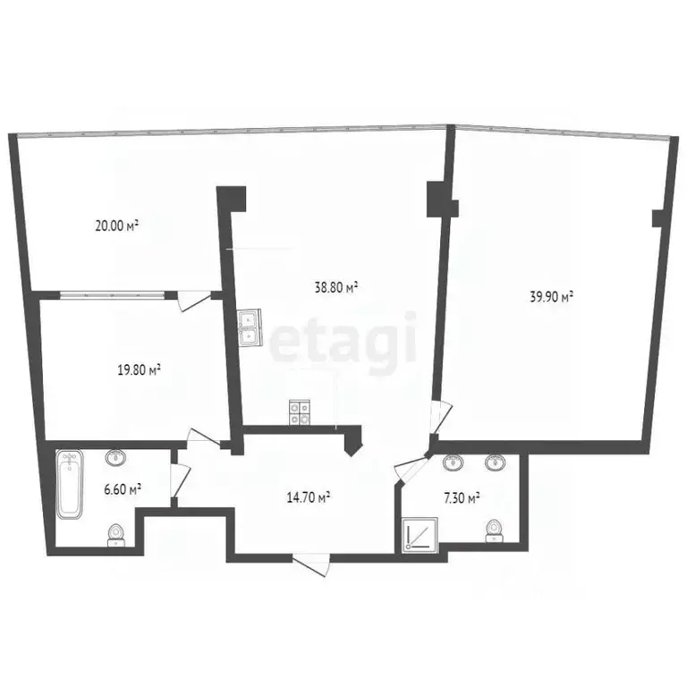 3-к кв. Крым, Ялта муниципальный округ, Гурзуф пгт ул. Ялтинская, ... - Фото 2