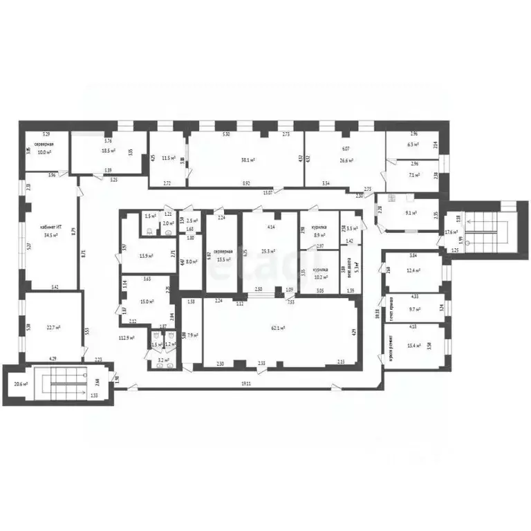 Офис в Ямало-Ненецкий АО, Ноябрьск просп. Мира, 78В (417 м) - Фото 2