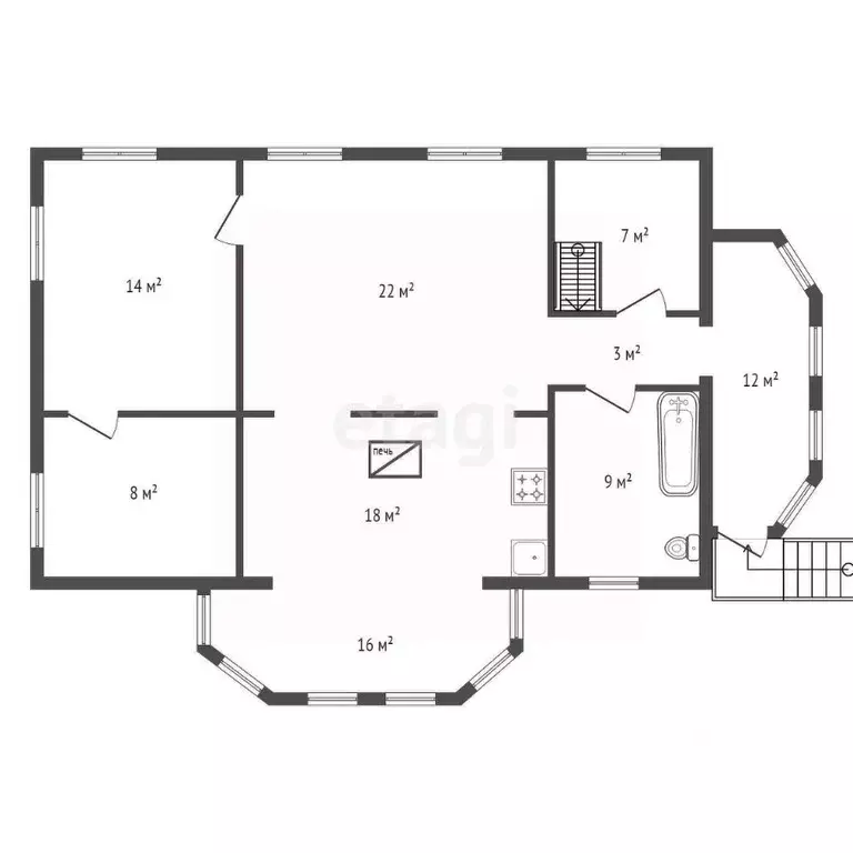 Дом в Красноярский край, Красноярск городской округ, пос. Минино, ... - Фото 2