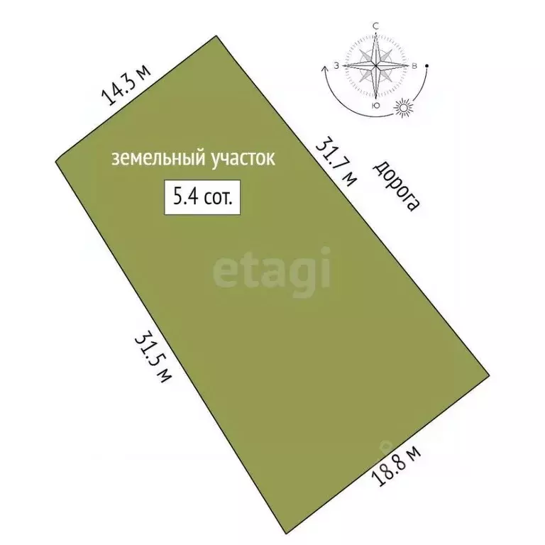 Участок в Ростовская область, Аксайский район, Старочеркасская ст-ца  ... - Фото 2