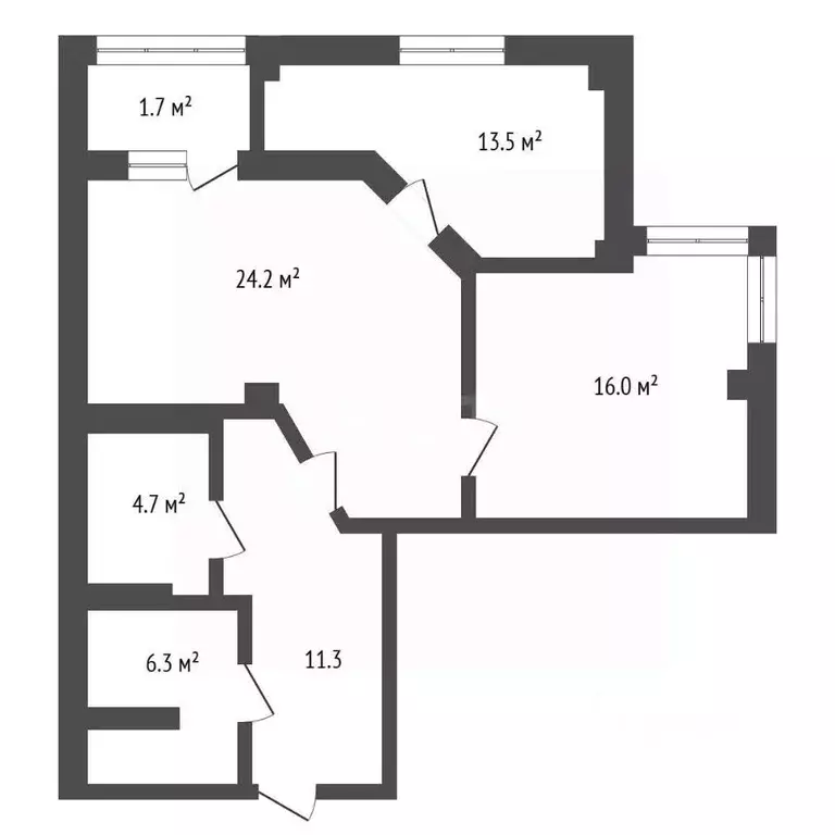 2-к кв. Ростовская область, Батайск ул. Северная Звезда, 7/4 (76.0 м) - Фото 2