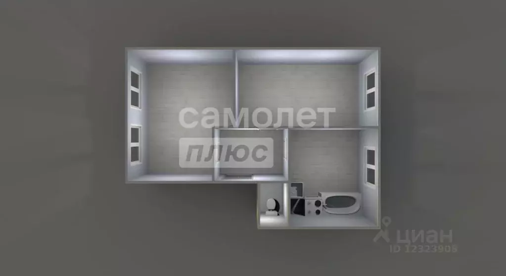 2-к кв. Московская область, Подольск Плещеевская ул., 38 (47.0 м) - Фото 2